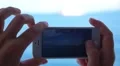 Closeup of Hands Filming Boat. Slow Motion. HD Footage