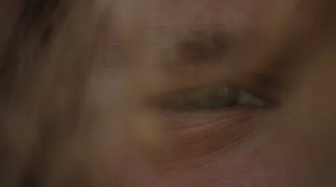 Closeup of Handsome Man Eye Stock Footage 8660309