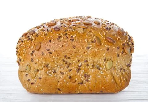 Closeup of healthy bread Foto stock