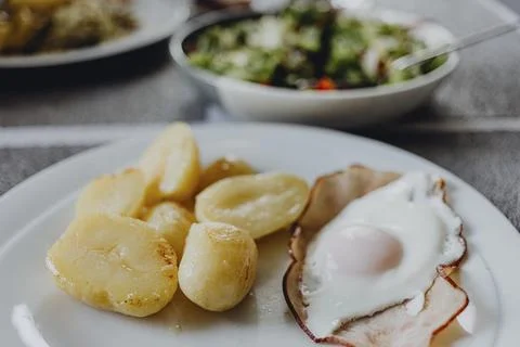 Closeup of a healthy brunch menu Stock Photos