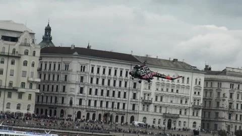 A closeup of a helicopter show 스톡 동영상 134249199