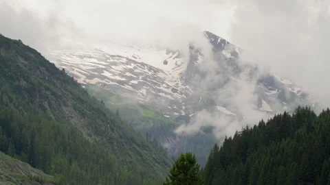 Closeup of the Hintertux-glacier Stock Footage 283341192