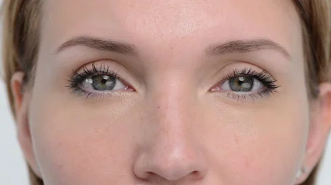 Closeup of human eyes Stock Footage 41808847