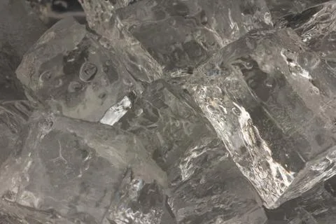 Closeup of ice cubes Stock Photos
