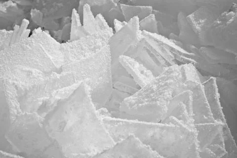 Closeup ice Stock Photos