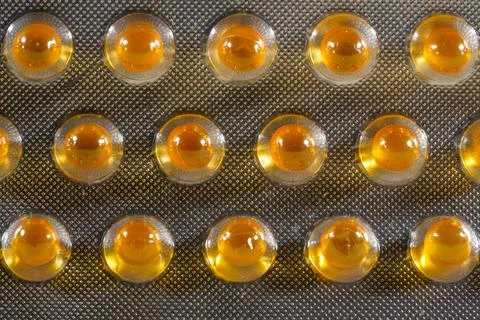 Closeup if round glass objects Stock Photos