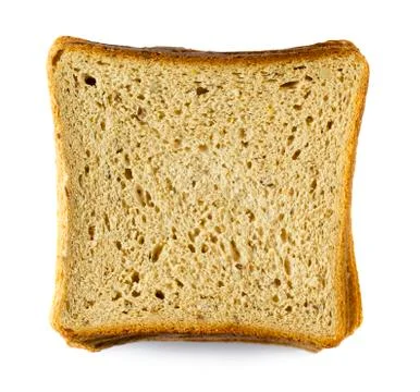 Closeup image of bread slices Stock Photos