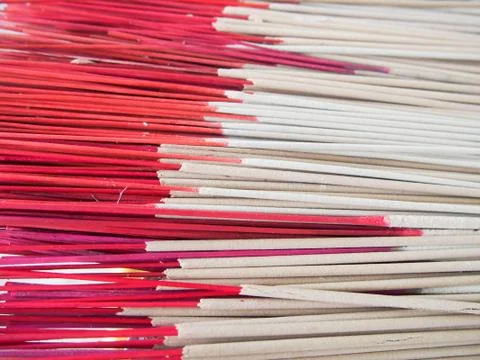 Closeup incense stick Stock Photos