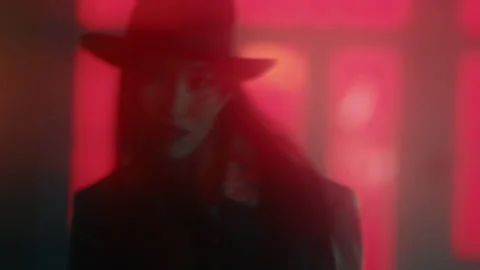 Closeup of a Japanese Dancer with a hat Stock Footage 274944357