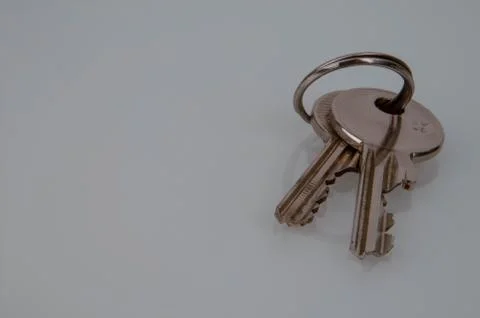Closeup of keys with Copyspace Stock Photos