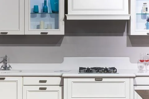 Closeup of kitchen elements Stock Photos