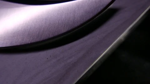 Closeup of a knife and a sharpener. 4K UHD Vídeo Stock 72919912