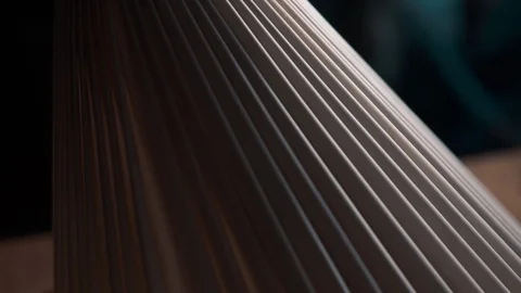 Closeup lamp abstract wavy shape Video stock 123614281