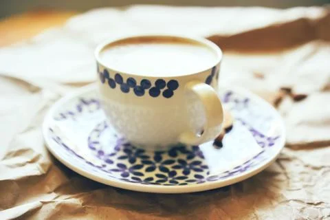 Closeup of a large mug of coffee Foto stock