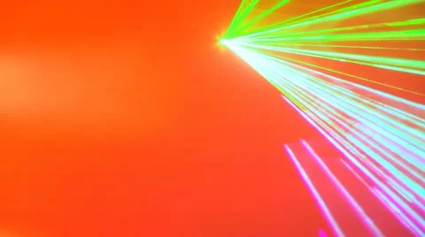 Closeup of a lasershow Stock Footage 10905653