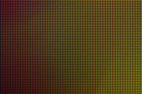 Closeup LED diode from LED computer monitor screen display panel for design. Fotos de archivo