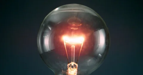 Closeup of lightbulb in super slow motion. Shot with Phantom 4K camera Stock Footage 85650314