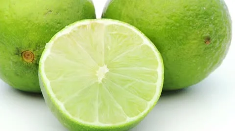 Closeup of limes Stock Footage 8978418