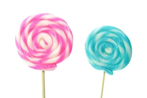 Closeup of Lollipops Stock Photos