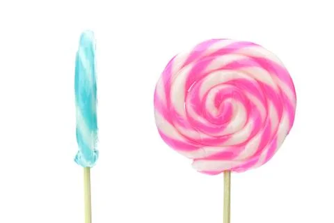 Closeup of Lollipops Stock Photos