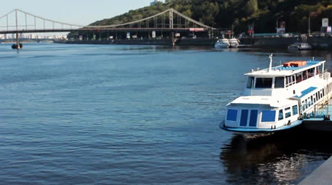 Closeup Of Long Wharf Stock Footage 26736656