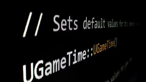 Closeup macro shot movement of coding script moving across LED screen. Stock Footage 243363399