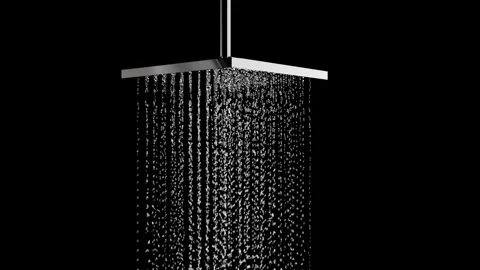 Closeup Macro slow motion Rain shower droplet water Stock Footage 272316236
