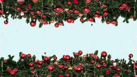 Closeup of magic Christmas tree background Stock Photos
