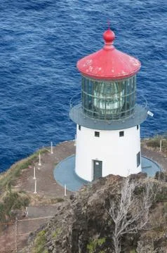 Closeup of the Makapu'u lighthouse Stock-Fotos