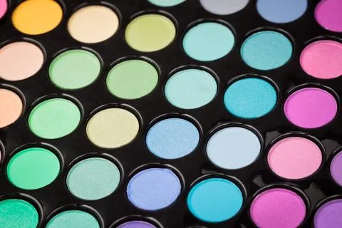 Closeup of make-up palette Foto stock