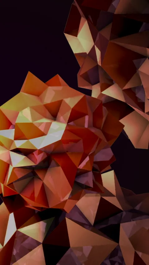 Closeup Of Maker Shaping Geometric Heart, Artist Meticulously Molds Angular Video stock 324867725