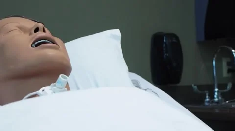 Closeup of mannequin Stock Footage 58011203