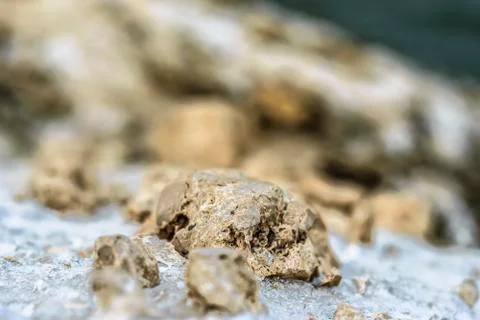 Closeup of a marble rocks Stock Photos