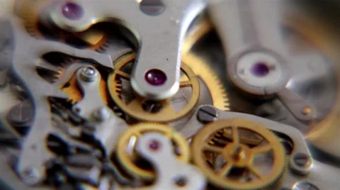 Closeup mechanism Stock Footage 53075240
