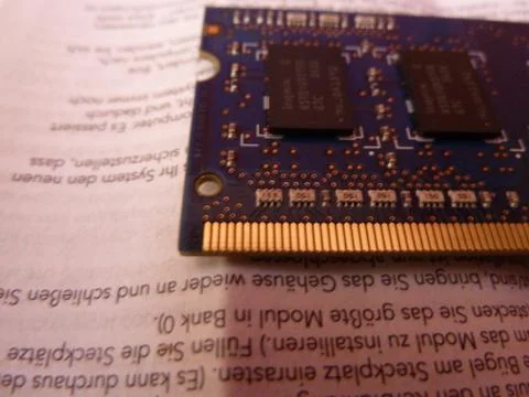 Closeup of memory card Stock Photos