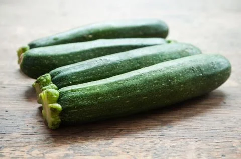 Closeup of mini zucchini Foto stock