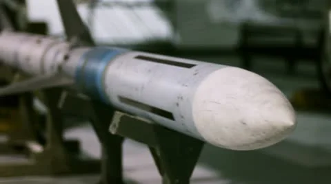 Closeup of Missile Vídeo Stock 10593625