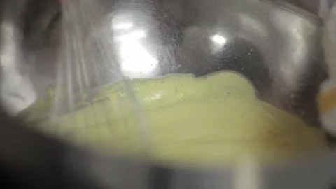 Closeup of mixing the sauce Stock Footage 307340027