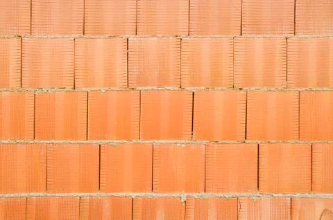 Closeup of modern brick wall Stock Photos