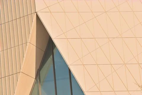 Closeup a modern building Stock Photos
