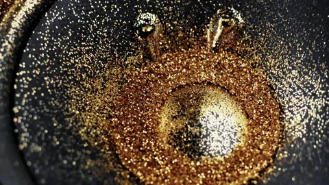 Closeup of Moving Subwoofer Membrane. Speaker Head Vibrates Under Action of Stock Footage 153783170