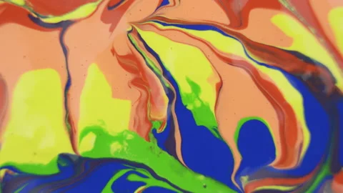 Closeup of multicolor abstract texture, rotating background Stock Footage 209187284