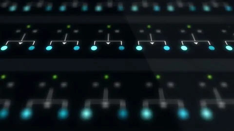 Closeup of Network Server Farm Lights Blinking Vidéo 70796438