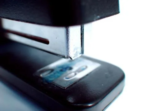 Closeup of office stapler Stock Photos