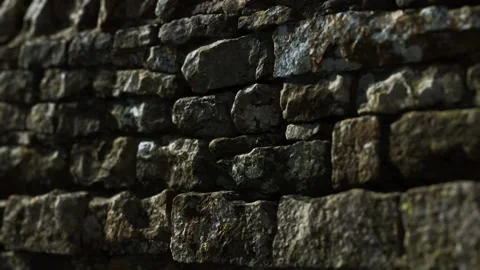 Closeup of old stone wall Stock Footage 147639133