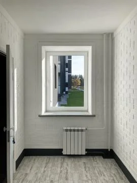 Closeup open door Stock Photos
