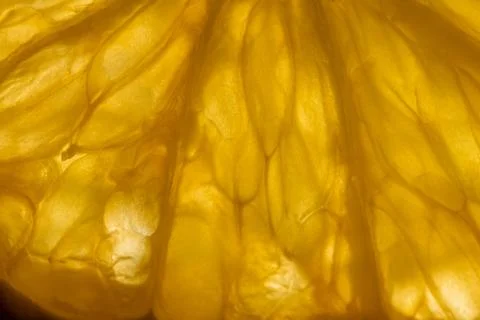 Closeup of orange pulp texture Stock Photos