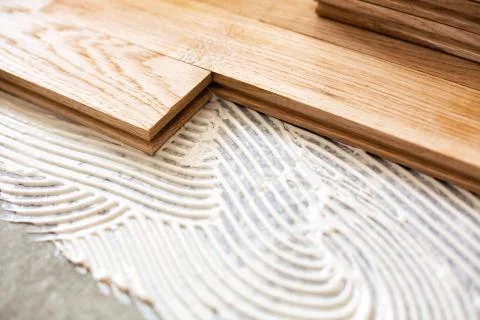 Closeup of parquet sockets for alignment precision Stock Photos