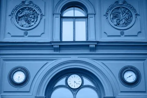 Closeup part of a building Stock Photos