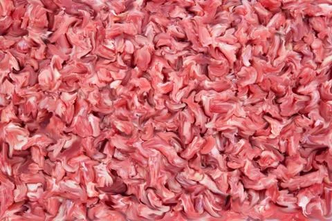 Closeup pattern andtexture created using minced beef Stock Illustration